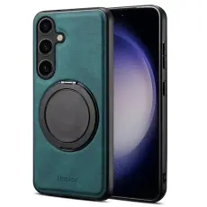 DENIOR - DENIOR A14 Samsung Galaxy S25 Magnetfodral L&auml;der PC TPU Bl&aring;