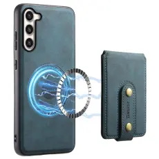 DENIOR - DENIOR D14 Samsung Galaxy S23 Plus Fodral KonstL&auml;der Bl&aring;