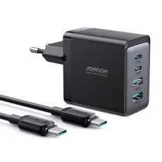 OEM - JOYROOM TCG02 GaN Ultra 67W Snabbladdare 4-Port USB+Type-C, svart