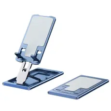 R-JUST - R-JUST HZ16 Justerbar Metall St&auml;ll f&ouml;r Mobil & Tablet - Bl&aring;