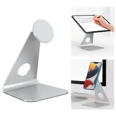 R-JUST - R-JUST PB01-13 L-formad Magnetisk St&auml;llning i Aluminium - Silver