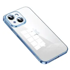 SULADA - SULADA iPhone 15 Skal Drop Resistant TPU Klart Baby Blue