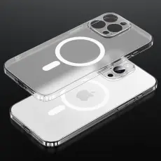 SULADA - SULADA iPhone 15 Skal MagSafe PC+TPU Matt Genomskinlig