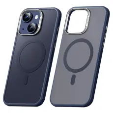 SULADA - SULADA iPhone 15 Skal MagSafe Ultra-Tunn PC+TPU Blå