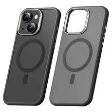 SULADA - SULADA iPhone 15 Skal MagSafe Ultra-Tunn PC+TPU Svart