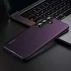 SULADA - SULADA Galaxy S25 Gentleman Skal Kevlar Lila