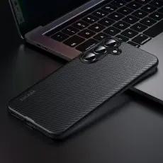 SULADA - SULADA Galaxy S25 Skal MagSafe Metallram PU+TPU - Svart