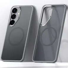 SULADA - SULADA Galaxy S25 Skal MagSafe PC + TPU Titanium Grey