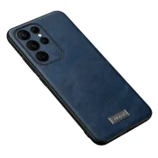SULADA - SULADA Mobilskal till Galaxy S25 Ultra PU L&auml;der + TPU + PC Bl&aring;
