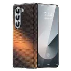 SULADA - SULADA Mobilskal till Galaxy Z Fold6 5G H&aring;rd PC Shockproof Sunset Orange