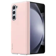 SULADA - SULADA Mobilskal till Galaxy Z Fold6 5G L&auml;der MagSafe Skydd Rosa