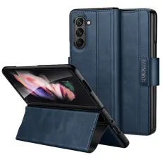 SULADA - SULADA Galaxy Z Fold6 Fodral KonstL&auml;der +PC Bl&aring;