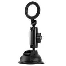 TELESIN - TELESIN P3-SUS-02 Magnetisk Bilh&aring;llare i Aluminium, Svart