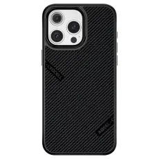 ABEEL - ABEEL CF-Lyocell Series Mobilskal till iPhone 15 Pro Max MagSafe Svart