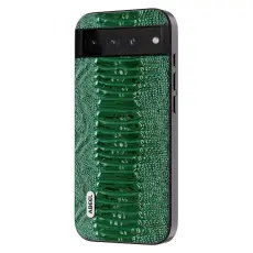 ABEEL - ABEEL Google Pixel 8 Pro Fodral Gr&ouml;n Krokodilskinn TPU PC