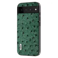 ABEEL - ABEEL Google Pixel 8 Pro Skal Shockproof Gr&ouml;n Ostrich Textur