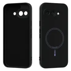 ABEEL - ABEEL Google Pixel 9a Skal MagSafe Liquid Silicone Svart