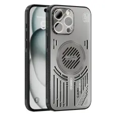 ABEEL - ABEEL Mobilskal till iPhone 15 Pro Max Aluminium + PC + TPU - Gr&aring;
