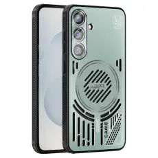 ABEEL - ABEEL Magnetic Case f&ouml;r Samsung Galaxy S25 Aluminium + TPU - Ljusgr&ouml;n