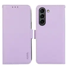 ABEEL - ABEEL RFID-Skydd Konstl&auml;der Pl&aring;nboksfodral f&ouml;r Samsung Galaxy S21 FE 5G - Lila
