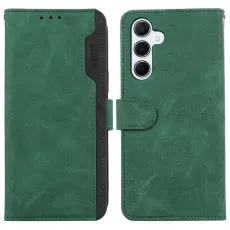 ABEEL - ABEEL Mobilskal till Samsung Galaxy A15 5G KonstL&auml;der RFID-Skyddande Gr&ouml;n
