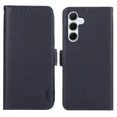 ABEEL - ABEEL Samsung Galaxy A17 5G / A17 4G / A26 5G Pl&aring;nboksfodral Konstl&auml;der Bl&aring;