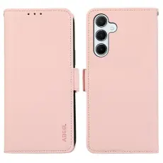 ABEEL - ABEEL Samsung Galaxy A17 5G / A17 4G / A26 5G Pl&aring;nboksfodral Konstl&auml;der Rosa
