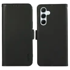 ABEEL - ABEEL Samsung Galaxy A17 5G / A17 4G / A26 5G Pl&aring;nboksfodral Konstl&auml;der Svart