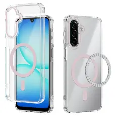 ABEEL - ABEEL Mobilskal till Samsung Galaxy A17 5G MagSafe Anti Scratch Klar Rosa