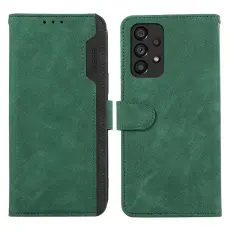 ABEEL - ABEEL Samsung Galaxy A33 5G Wallet Case RFID Blocking Gr&ouml;n