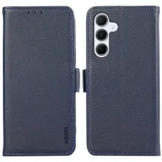 ABEEL - ABEEL Samsung Galaxy A55 5G Fodral RFID Blocker L&auml;der Bl&aring;