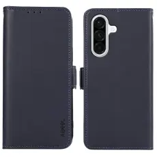 ABEEL - ABEEL Mobilskal till Samsung Galaxy A56 5G Konstl&auml;der RFID-Skydd Bl&aring;