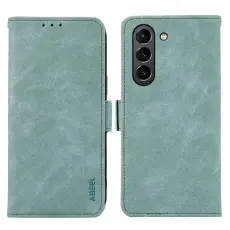 ABEEL - ABEEL Samsung Galaxy S21 FE 5G Pl&aring;nboksfodral Konstl&auml;der Bl&aring;