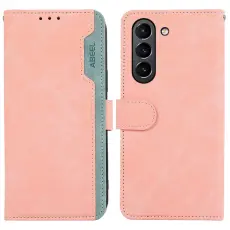 ABEEL - ABEEL Mobilskal till Samsung Galaxy S21 FE 5G RFID-Skydding Rosa