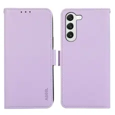 ABEEL - ABEEL Samsung Galaxy S22 5G TPU+PU Läderfodral Plånbok Lila