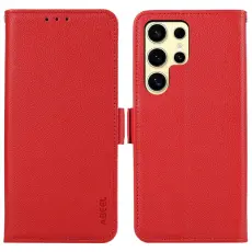 ABEEL - ABEEL Samsung Galaxy S22 Ultra 5G Skal St&ouml;tt&aring;lig RFID R&ouml;d