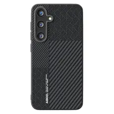 ABEEL - ABEEL Mobilskal till Samsung Galaxy S25 PC TPU Aluminium PU L&auml;der - Textur 1