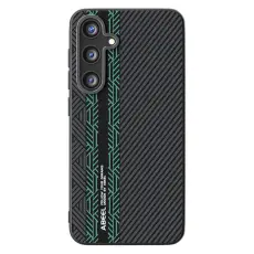 ABEEL - ABEEL Mobilskal till Samsung Galaxy S25 PC TPU Aluminium PU L&auml;der - Textur 2