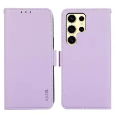 ABEEL - ABEEL Mobilskal till Samsung Galaxy S26 Ultra KonstL&auml;der RFID-Skydd - Lila