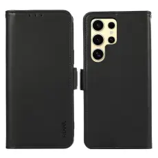 ABEEL - ABEEL Mobilskal till Samsung Galaxy S26 Ultra KonstL&auml;der RFID-Skydd - Svart