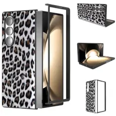 ABEEL - ABEEL Mobilskal till Samsung Galaxy Z Fold6 5G Leopardm&ouml;nster Silver