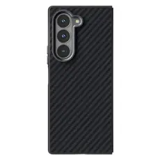 ABEEL - ABEEL Mobilskal till Samsung Galaxy Z Fold6 5G MagSafe Kolfiber Svart