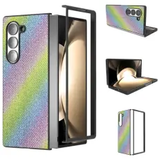 ABEEL - ABEEL Mobilskal till Samsung Galaxy Z Fold6 5G Rhinestone Textur Flerf&auml;rgad