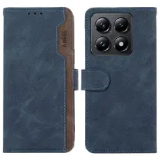 ABEEL - ABEEL Xiaomi 14T Pro Pl&aring;nboksfodral Splicing Konstl&auml;der RFID-Skydd Bl&aring;