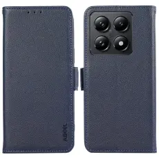 ABEEL - ABEEL Xiaomi 14T Pro Mobilskal KonstL&auml;der RFID-Skydd Bl&aring;