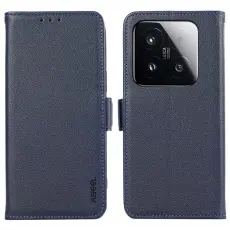 ABEEL - ABEEL Mobilskal till Xiaomi 15T KonstL&auml;der RFID-Skydding Bl&aring;