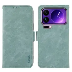 ABEEL - ABEEL Xiaomi 17 Pro Pl&aring;nboksfodral Konstl&auml;der Folio St&auml;ll Bl&aring;