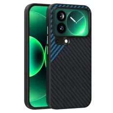 ABEEL - ABEEL Xiaomi 17 Pro Mobilskal MagSafe Kolfiber Svart / Bl&aring;