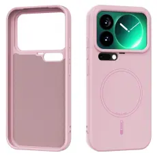 ABEEL - ABEEL Xiaomi 17 Pro Mobilskal MagSafe Liquid Silicone - Rosa