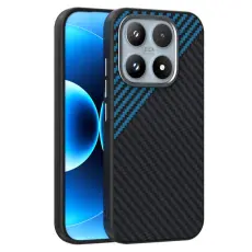 ABEEL - ABEEL Xiaomi 17 Mobilskal MagSafe Kompatibel Kolfiber Svart/Bl&aring;